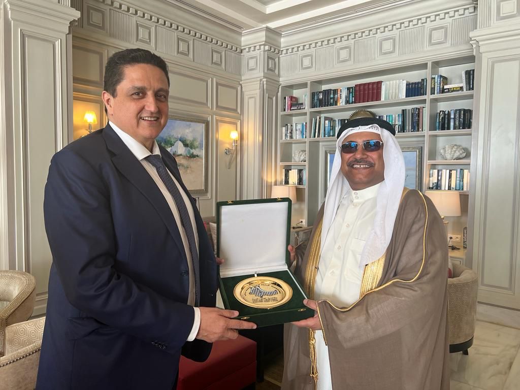 عمر مورو يستقبل رئيس البرلمان العربي