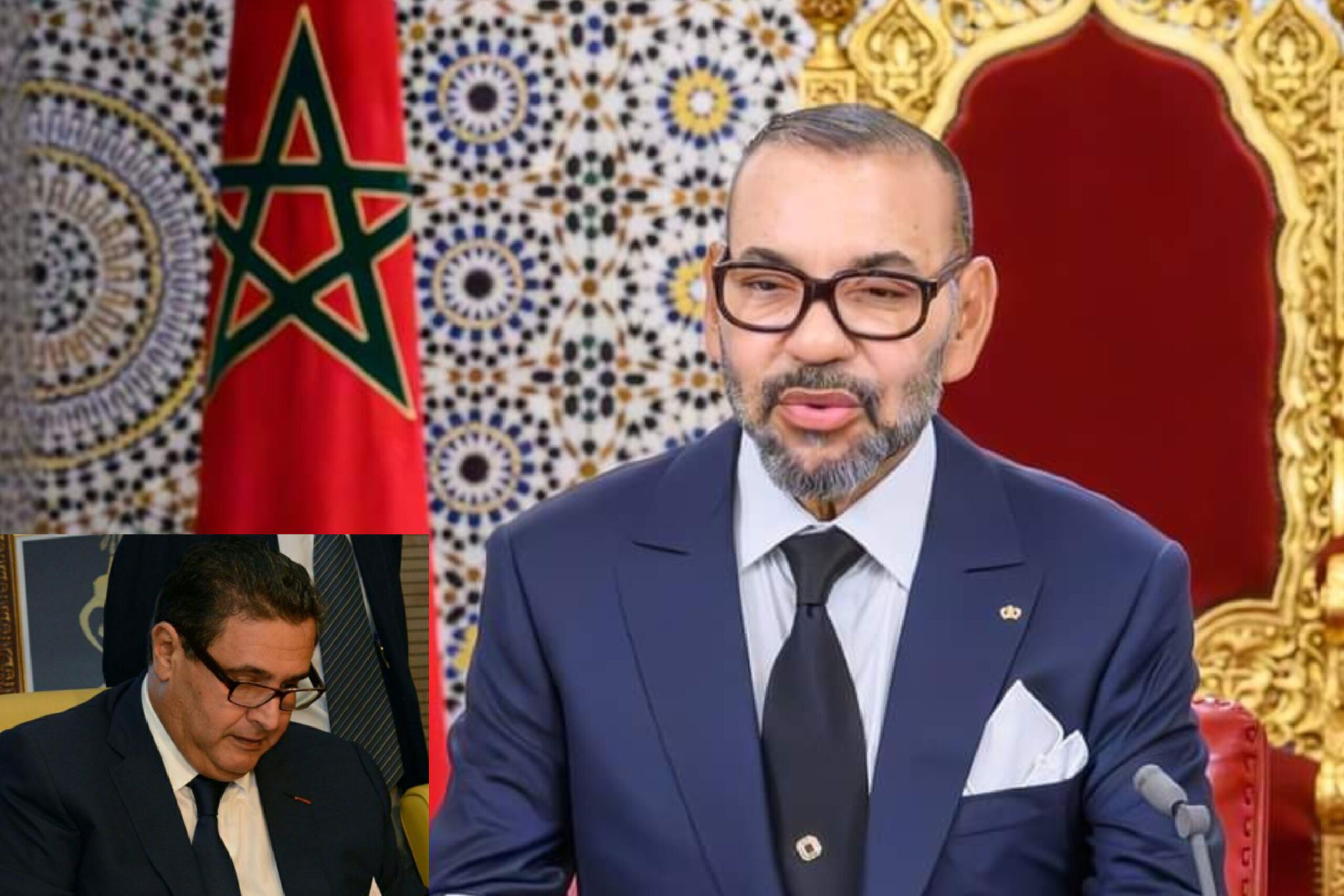 الملك وأخنوش