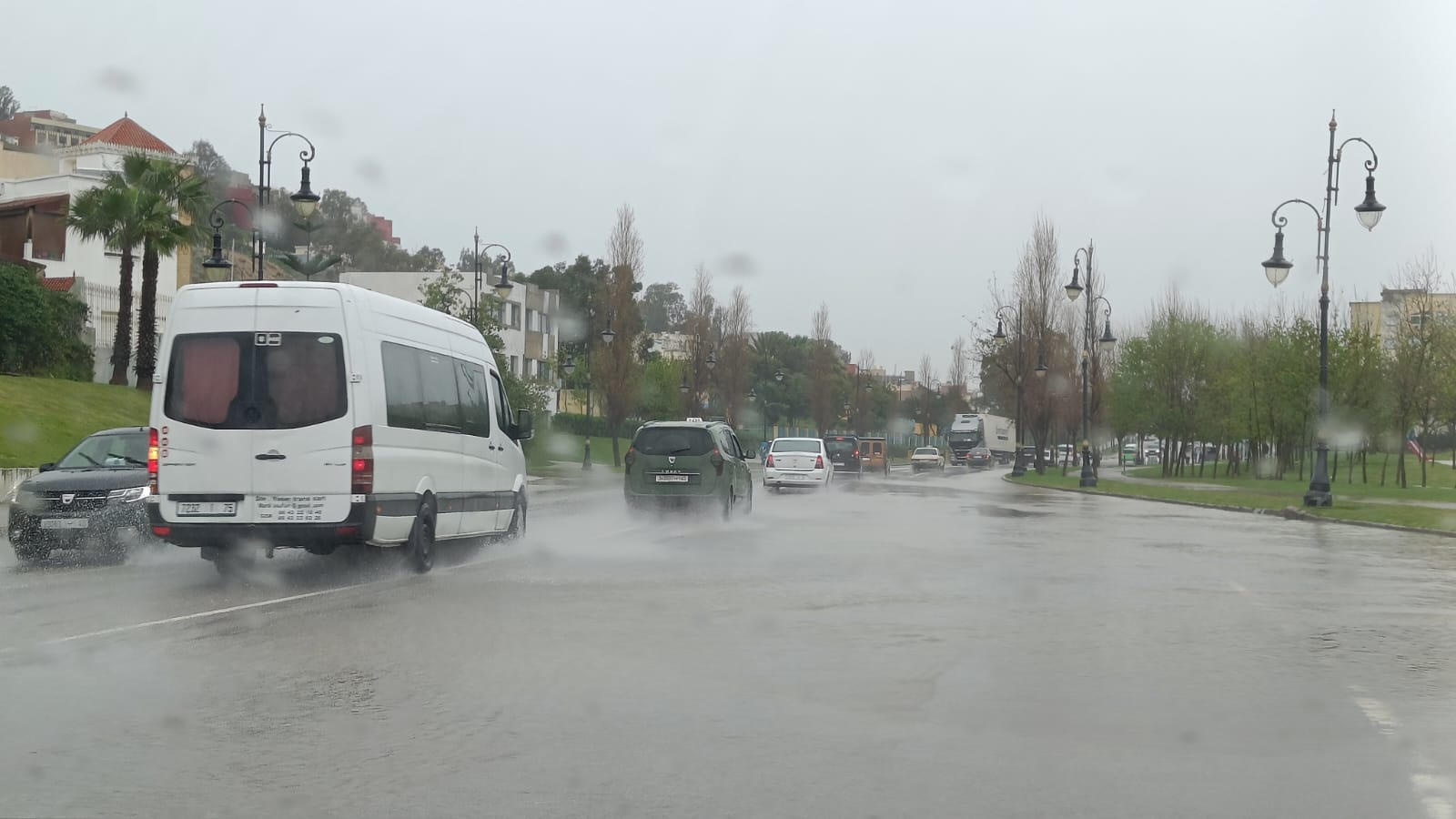 أمطار غزيرة بطنجة
