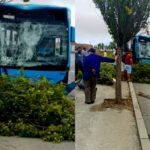 حافلة ألزا ترتكب حادث سير جديدة في شوارع طنجة