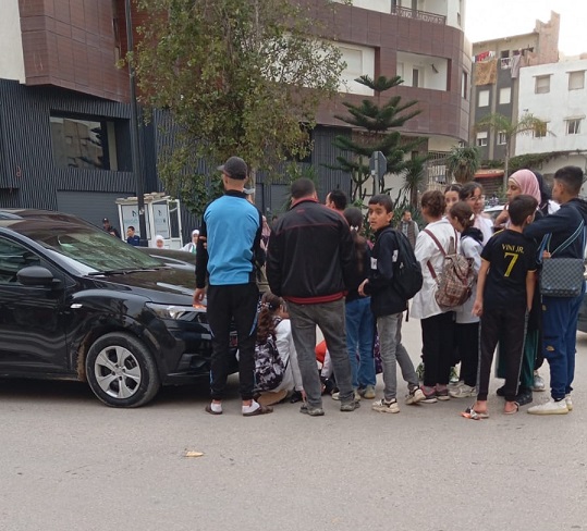 حادثة سير فوق ممر الراجلين