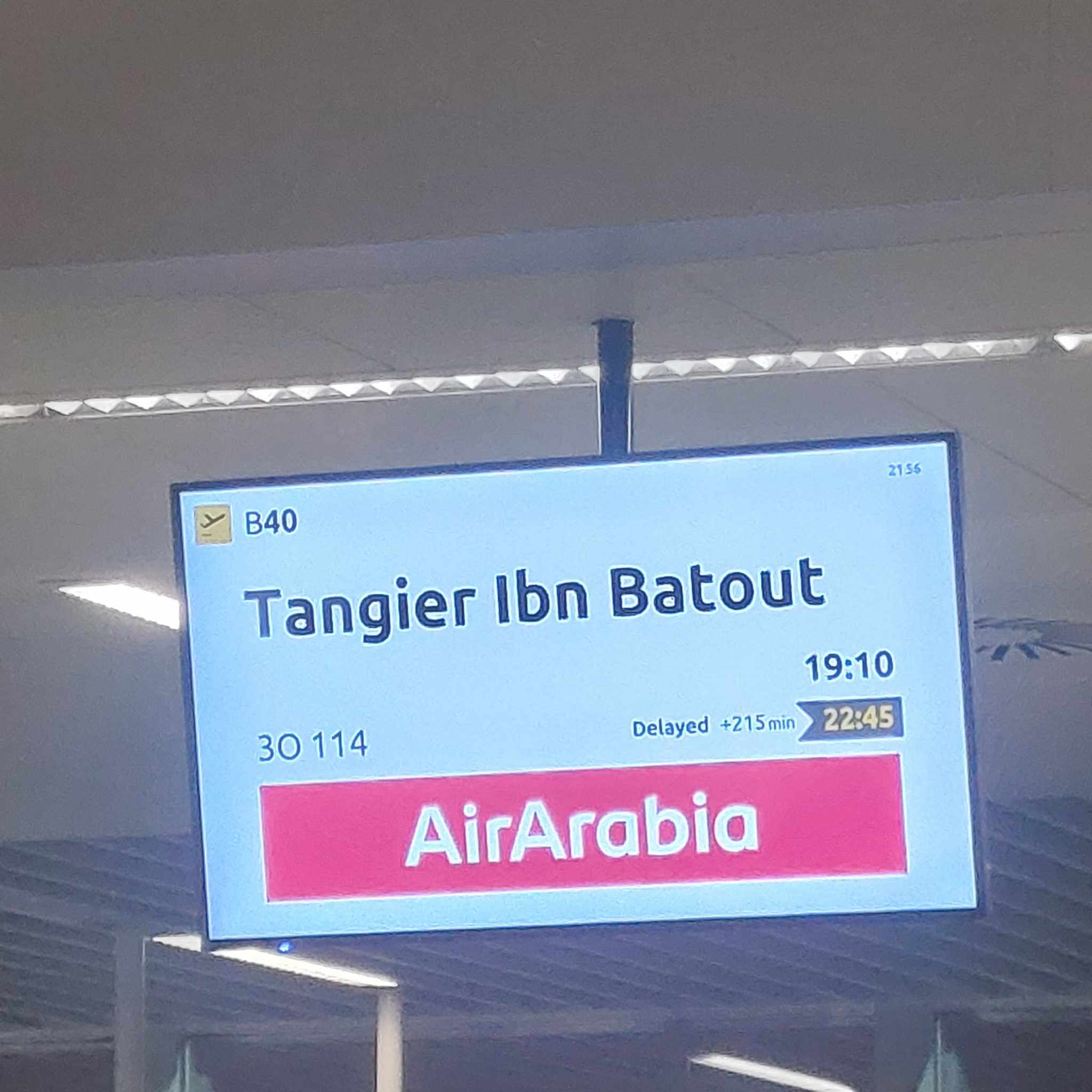 تأخر رحلة العربية للطيران بين بروكسيل وطنجة 4 ساعات 
