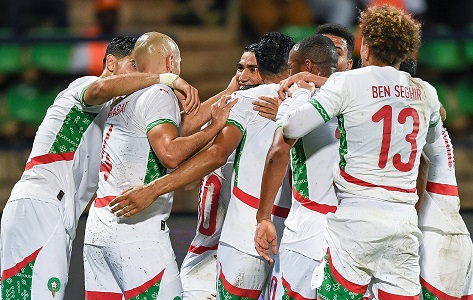 نجم المنتخب المغربي يقسو على ليسوتو