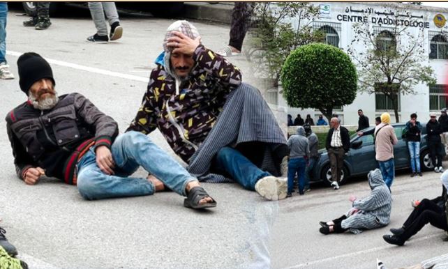 مستهلكو المخدرات يغلقون شوارع طنجة احتجاجا على انقطاع الدواء