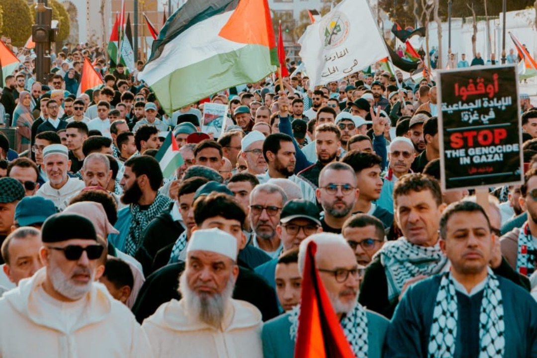 يوم العيد في طنجة فلسطيني ... فعاليات صباحية في الأحياء ومسيرة تضامنية ضخمة مساء
