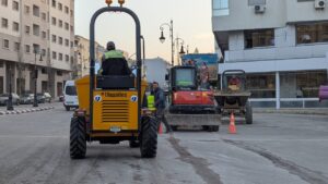 انطلاق أشغال توسعة محاور طرقية بطنجة تربط وسط المدينة والقرية الرياضية