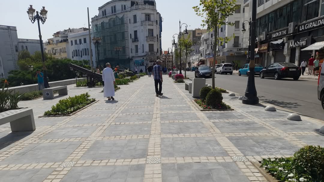ساحة فارو أو سور المعكازين الشهيرة بطنجة ترى النور في حلة جديدة