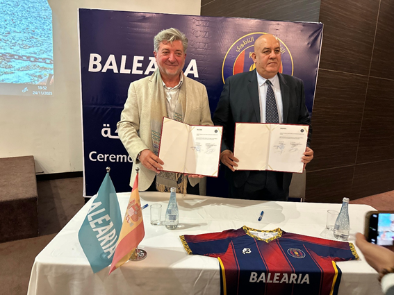 هلال الناظور يتلقى رعاية شركة Balearia للنقل البحري