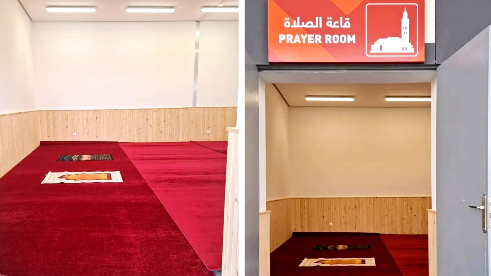 إدارة ملعب طنجة الكبير تخصص قاعة للصلاة ومكانًا للوضوء