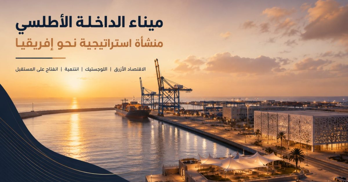 ميناء الداخلة الأطلسي.. حين تتحول الجغرافيا إلى رافعة للاقتصاد الأزرق والانفتاح على إفريقيا