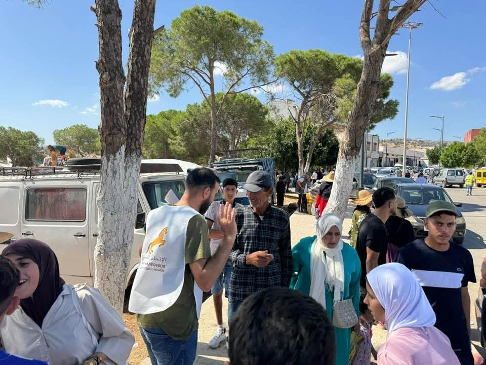 جولة لوكيل لائحة الاتحاد الدستوري بإقليم الفحص أنجرة بسوق الخميس أنجرة