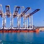 رافعات عملاقة جديدة تصل إلى الناظور غرب المتوسط.. تفاصيل الشحنة الصينية ومواصفات المحطة الشرقية